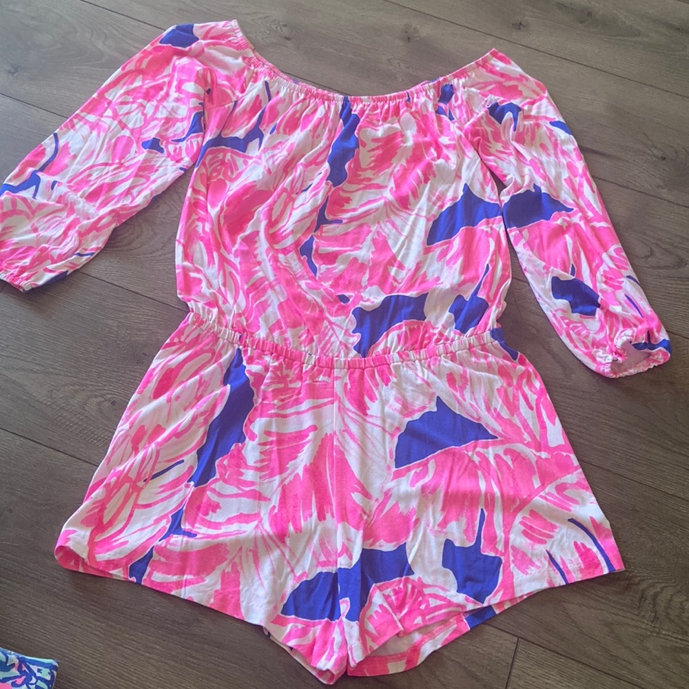 LILLY PULITZER BANANA LEAF ROMPER